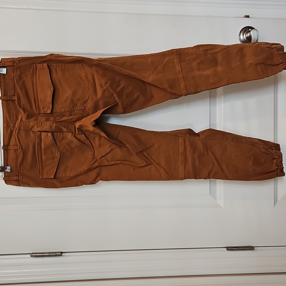 NWT. Nili Lotan Military Cropped Pants In MAPLE - Picture 3 of 6